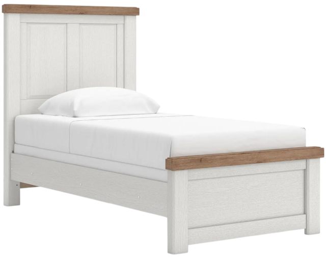 Benchcraft® Savonport Brown/White Youth Twin Panel Bed-0