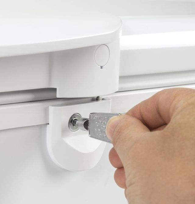 GE® 15.7 Cu. Ft. White Chest Freezer-9