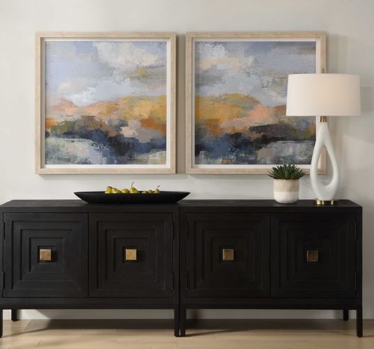 Uttermost® Silvia Vassileva 2-Piece Dusk Framed Print Set-1