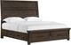 Elements International Colorado City 4-Piece Charcoal King Storage Bedroom Set-1