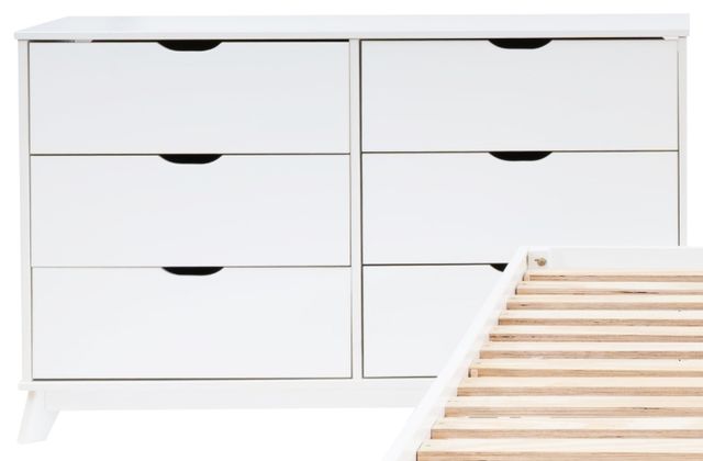 Powell® Portix 3-Piece White Twin Simple Bedroom Set-3