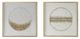 A & B Home Carina 2-Piece Gold/Silver Shadow Box Wall Decor Set-1