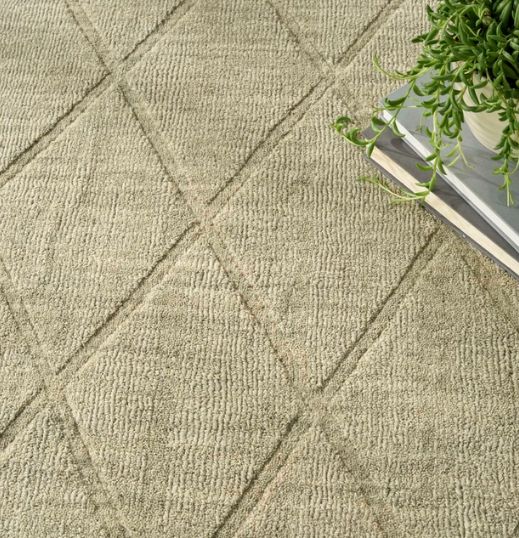 Nourison Home™ Wool Haven Sage 5'x7' Area Rug-4