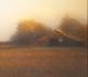Stylecraft Barn on a Foggy Morning Brown/Dark Brown/Off-White Wall Art -1