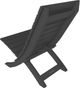 Unwasted® Ease Black Plastic Outdoor Accent Chair-2