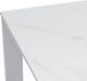 Intercon Alexa White Aluminum/Stone Outdoor Dining Table-4