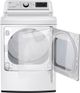 LG 7.3 Cu. Ft. White Front Load Electric Dryer-2