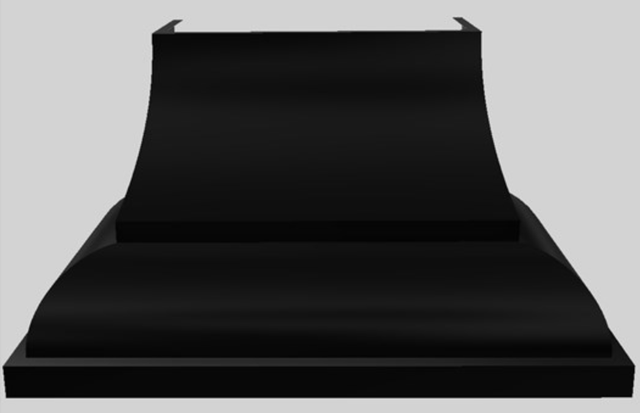 Vent-A-Hood® Designer Series 54" Black Wall Mounted Range Hood-0