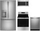 GE® 4 Piece Stainless Steel Electric Kitchen Package-0