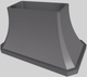 Vent-A-Hood® Designer Series 54" Gunsmoke Island Range Hood-3