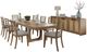 Parker House® Escape 10-Piece Glazed Natural Oak/Mirage Mist Full Dining Set-0