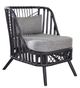A & B Home Pagar Black/Gray Accent Chair-0