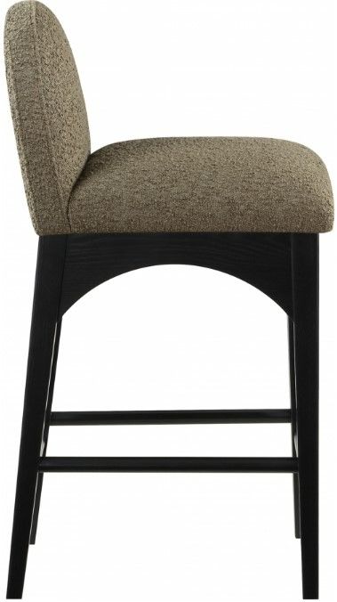 Meridian Furniture Waldorf Olive/Black Counter Stool-2