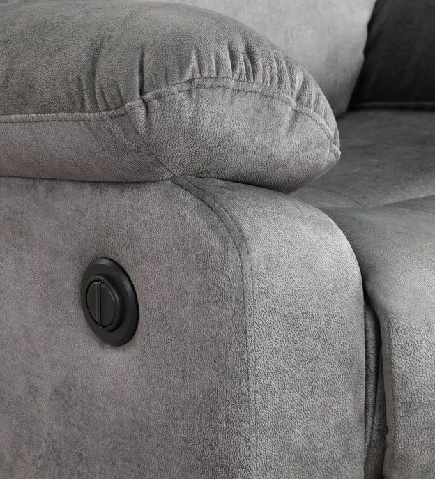 Milton Green Stars Gray Power Recliner Chair-3