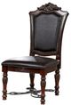Furniture of America® Picardy 2-Piece Black/Brown Cherry Side Chair Set-2