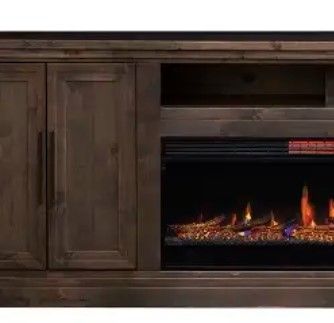 Legends Home Monterey Java Super Fireplace Console-1
