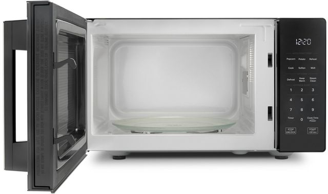 Whirlpool® 0.9 Cu. Ft. Black Countertop Microwave with Steam Clean-1