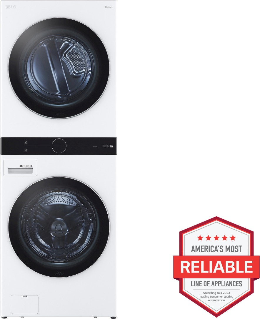 LG 4.5 Cu. Ft. Washer, 7.4 Cu. Ft. Electric Dryer White