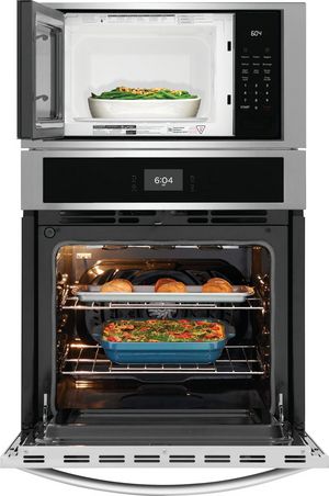 Frigidaire 27" Stainless Steel Oven/Micro Combo Electric Wall Oven