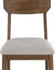 Crown Mark Weldon 2-Piece Brown Side Chair Set-4