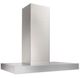 Best® Ispira 36" Stainless Steel with Brushed Gray Glass Wall Mounted Range Hood-2