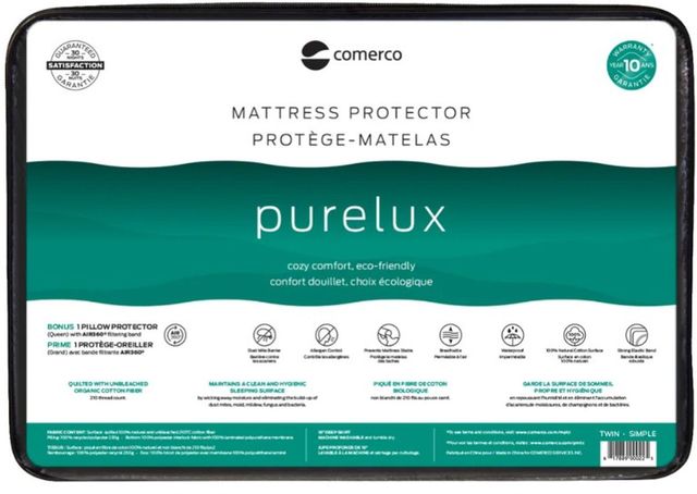 Comerco® Purelux Twin Mattress Protector Set + 1 Pillow Protectors-0