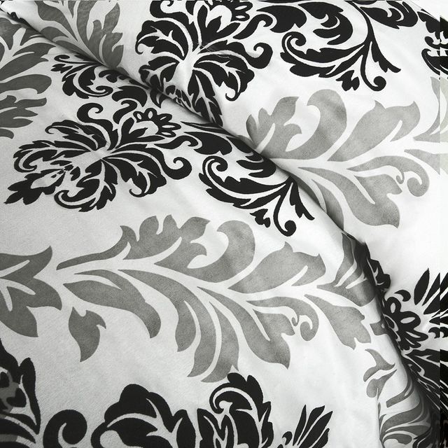 Olliix by Madison Park Bella 7 Piece Black California King Comforter Set-3