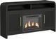 Elements International Ridgemont Black Fireplace Cabinet-0
