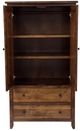 Amish Works Shaker Brown Armoire Chest-2