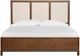 Magnussen Home® Ridgefield Russet Brown King Panel Bed with Upholstered Headboard-2