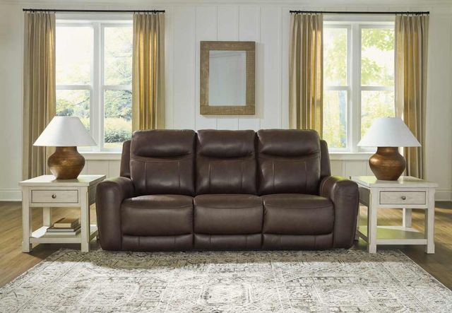 Signature Design by Ashley® Gravier Cordova Power Reclining Sofa with Adjustable Headrest-1