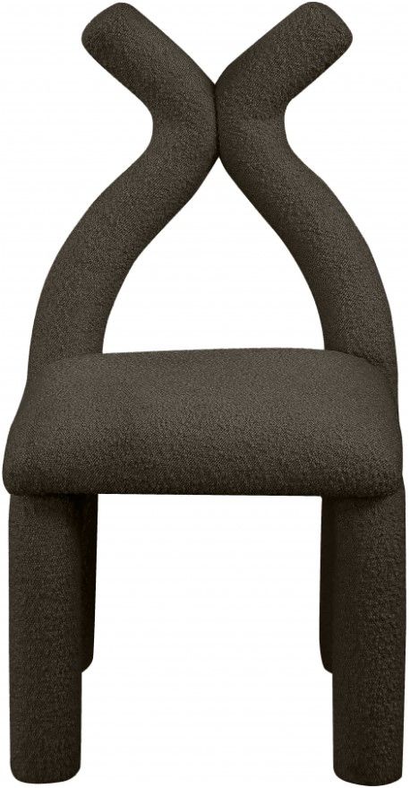 Meridian Furniture Xena Brown Upholstered Dining Side Chair-1