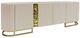 Michael Amini® Lisbon Silken Matte Cream Media Cabinet-0