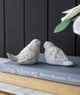 A & B Home Florence de Dampierre 2-Piece Whitewashed Sparrow Bird Accent Set-4