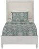 Standard Furniture Sarah White Twin Upholstered Panel Youth Bed-1