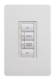 Crestron® Zum™ Battery-Powered Wireless 6 Button Keypad-White-0