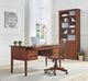 Whittier Wood® Furniture McKenzie Hawthorne Glazed Antique Cherry Office Chair-1