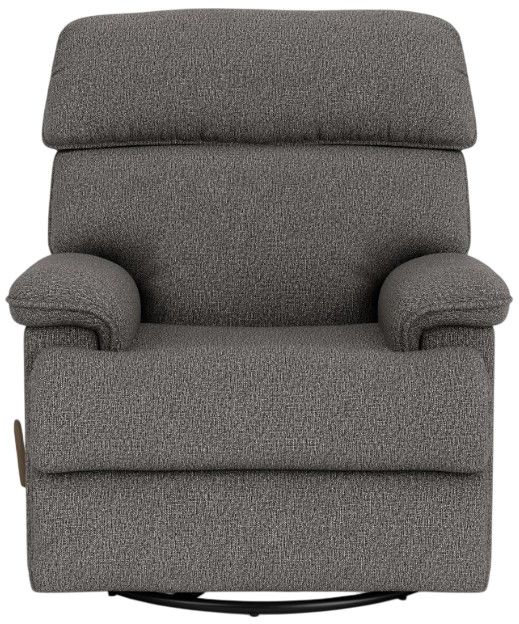 Flexsteel® Geneva Black Onyx Swivel Gliding Recliner-1