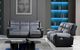 Global Furniture USA U5914 2-Piece Black/Gray Manual Reclining Living Room Seating Set-1