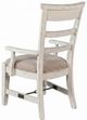 Sunny Designs™ Marina Beige/White Sand Dining Arm Chair-3