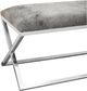 Moe's Home Collection Rossi Grey Bench-4
