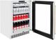 ZLINE Autograph Edition Touchstone 5.2 Cu. Ft. Satin Stainless Steel Beverage Center with Glass Door and Polished Gold Handle-4