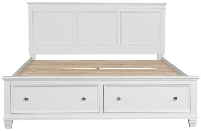 Signature Design by Ashley® Fortman White King Panel Storage Bed-1