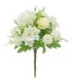 A & B Home Cream Faux Hydrangea Pom Pom-0