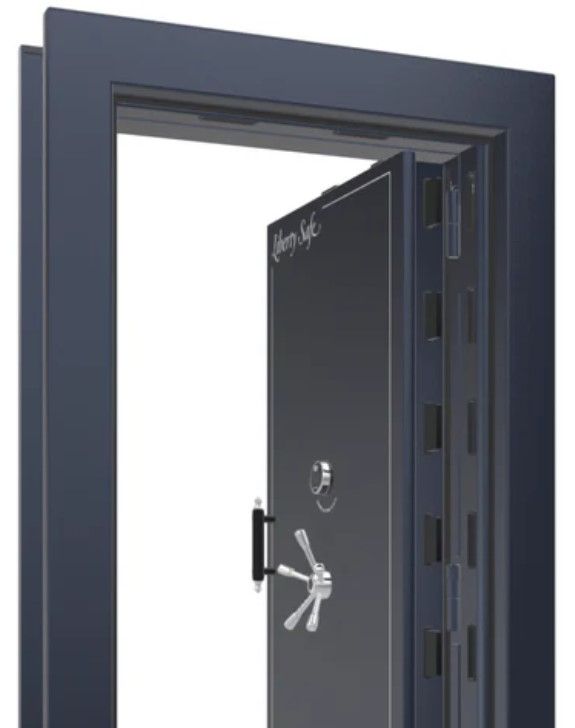 Liberty Safe Beast Blue Gloss Out-Swing Right Hinge Electronic Vault Door-1