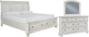 Signature Design by Ashley® Robbinsdale 3-Piece Antique White California King Storage Sleigh Bed Set-0