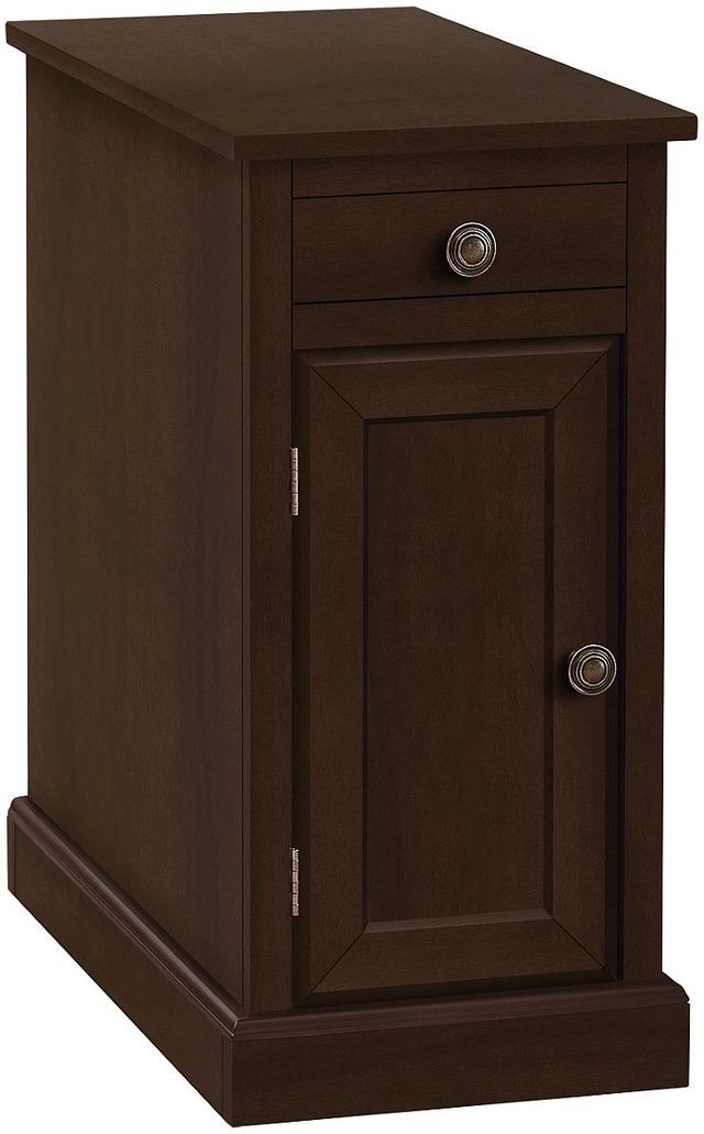Monarch Specialties Inc. Espresso Veneer Narrow Accent Table-0
