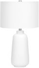 Monarch Specialties Inc. 26"H Cream Ceramic Table Lamp-0