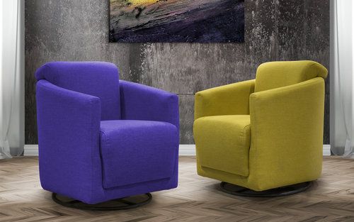 Bugatti Design Nice Swivel Accent Chair-2