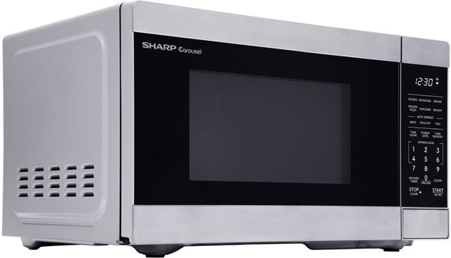 Sharp® 0.7 Cu. Ft. 700W Stainless Steel Countertop Microwave-2